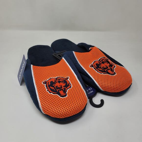 Forever Collectible NFL Chicago Bears Jersey Slide Slippers 3 sizes Available - Picture 2 of 4